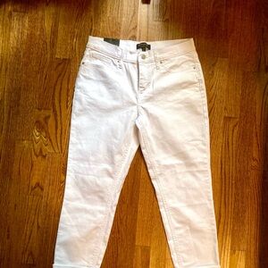 Banana Republic White Boyfriend Jeans